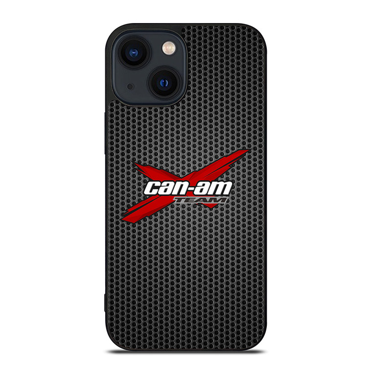 CAN AM X TEAM METAL LOGO iPhone 14 Plus Case Cover