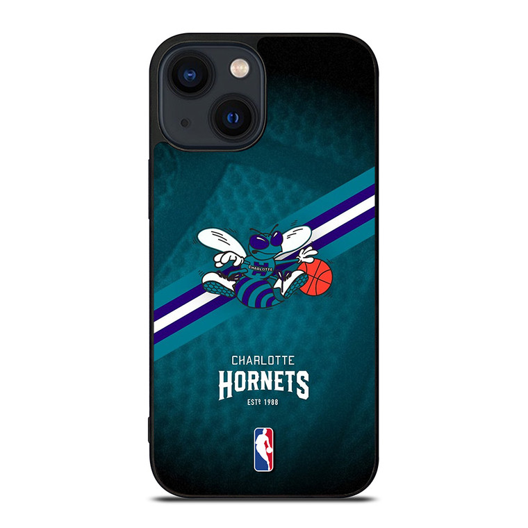 CHARLOTTE HORNETS NBA TEAM iPhone 14 Plus Case Cover