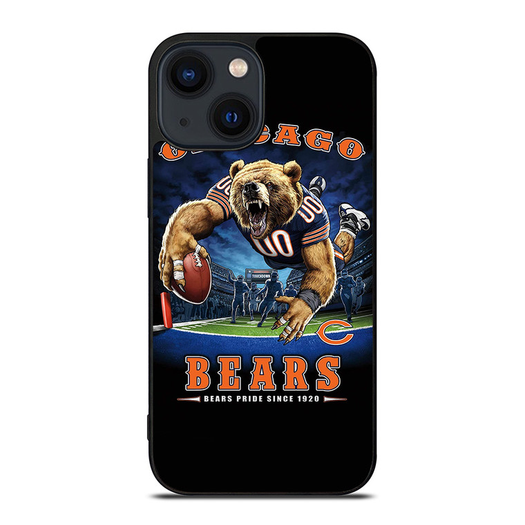 CHICAGO BEARS FOOTBALL MASCOT iPhone 14 Plus Case Cover CHICAGO BEARS FOOTBALL MASCOT iPhone 14 Plus Case Cover