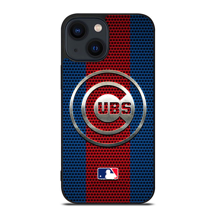CHICAGO CUBS METAL LOGO iPhone 14 Plus Case Cover