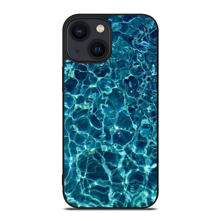 CLEAR BLUE WATER iPhone 14 Plus Case Cover