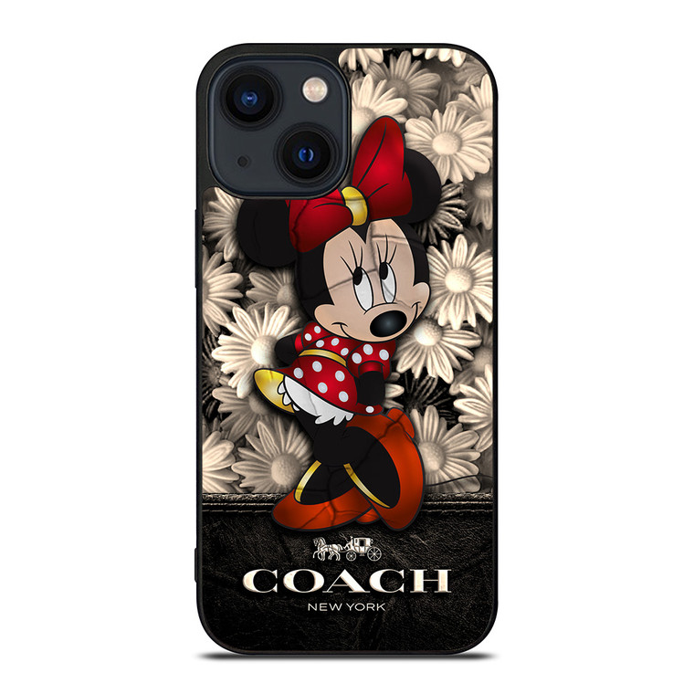 COACH FLOWER MINNIE MOUSE iPhone 14 Plus Case Cover