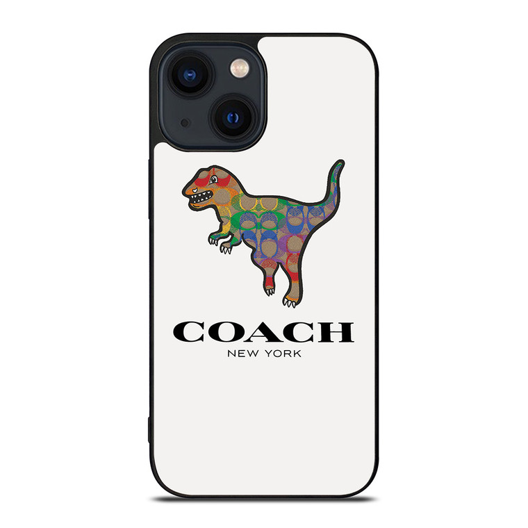 COACH NEW YORK DINOSAUR iPhone 14 Plus Case Cover