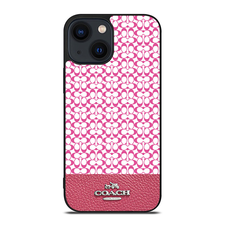 COACH NEW YORK PINK iPhone 14 Plus Case Cover