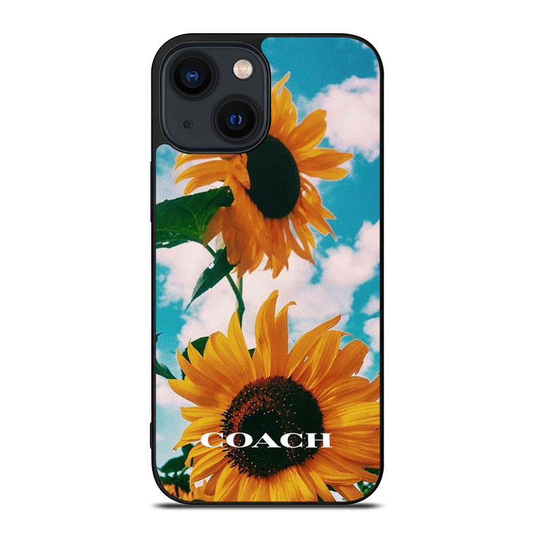 COACH SUNFLOWER iPhone 14 Plus Case Cover