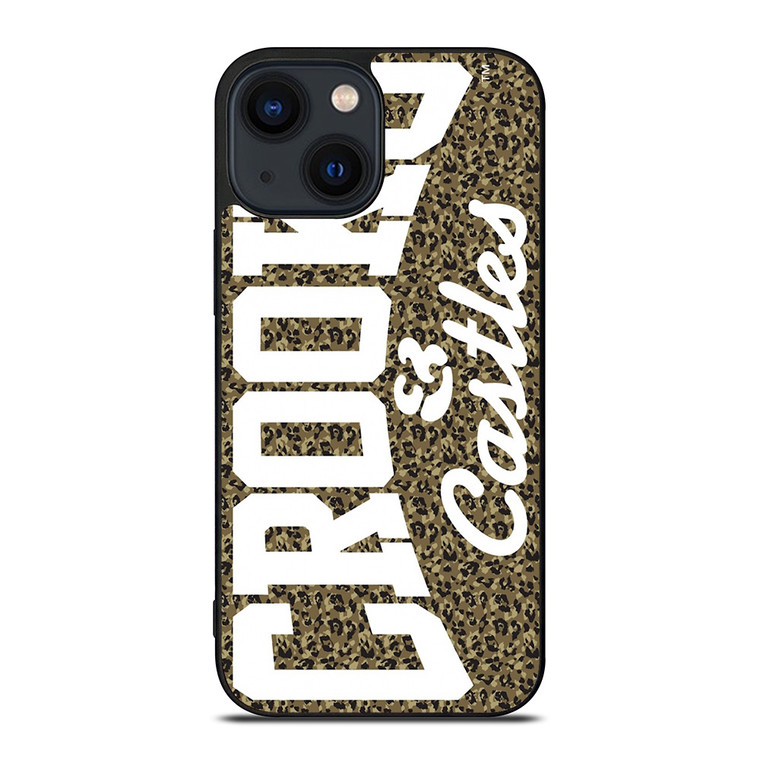 CROOKS AND CASTLES LEOPARD SKIN iPhone 14 Plus Case Cover