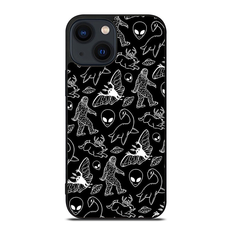 CRYPTID LINE PATTERN iPhone 14 Plus Case Cover