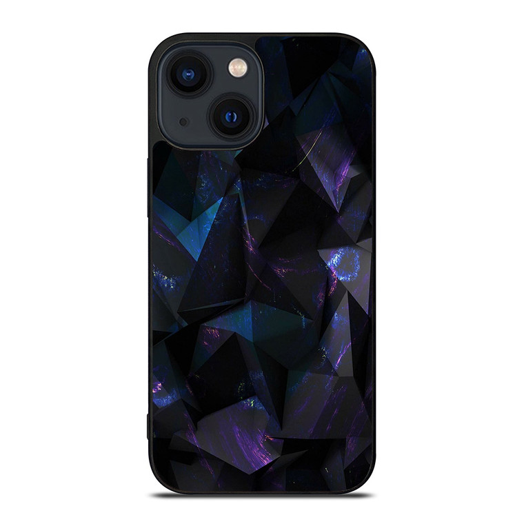 DARK ABSTRACT GEOMETRY iPhone 14 Plus Case Cover