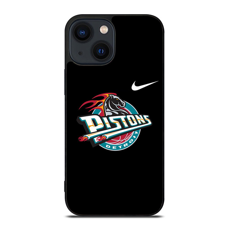 DETROIT PISTONS NIKE iPhone 14 Plus Case Cover DETROIT PISTONS NIKE iPhone 14 Plus Case Cover