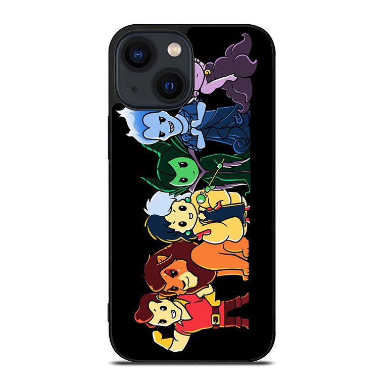 DISNEY VILLAINS CHIBI iPhone 14 Plus Case Cover