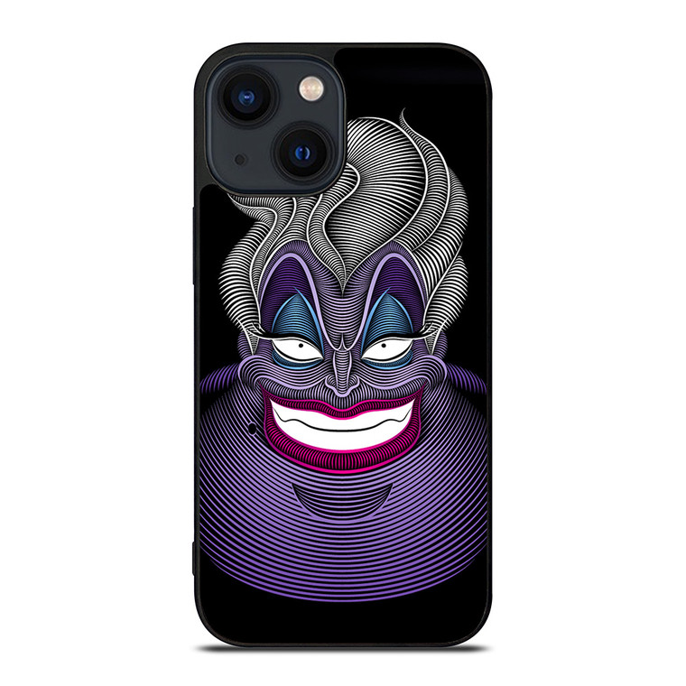 DISNEY VILLAINS URSULA FACE iPhone 14 Plus Case Cover