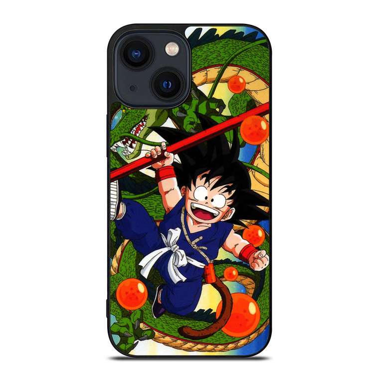 DRAGON BALL Z SHENLONG AND KIDS GOKU iPhone 14 Plus Case Cover