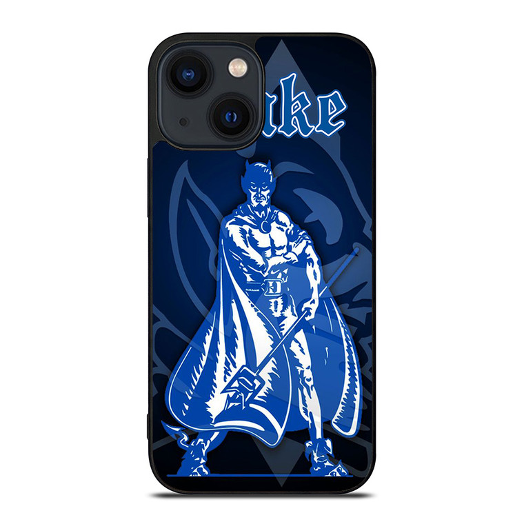 DUKE BLUE DEVILS MASCOT LOGO iPhone 14 Plus Case Cover