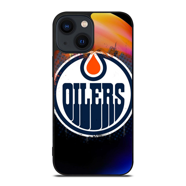 EDMONTON OILERS FIRE LOGO iPhone 14 Plus Case Cover