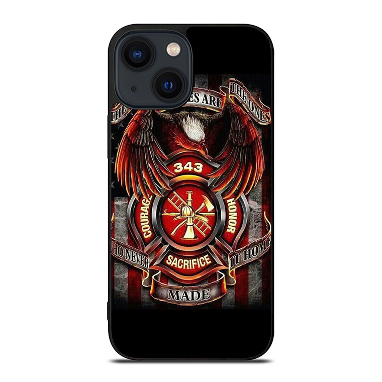 FIREFIGHTER FIREMAN HEROES iPhone 14 Plus Case Cover