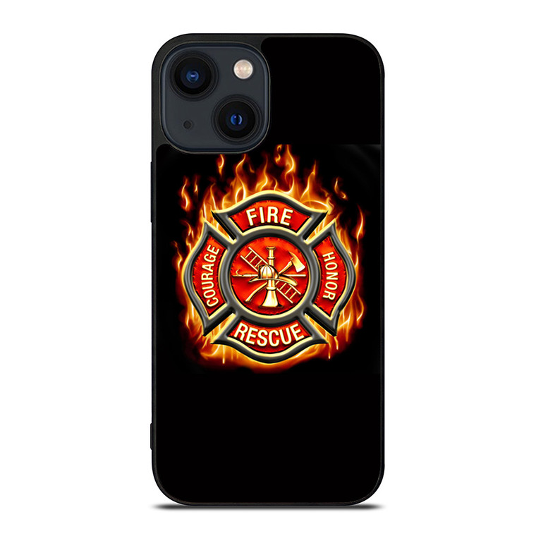 FIREFIGHTER FIREMAN LOGO iPhone 14 Plus Case Cover