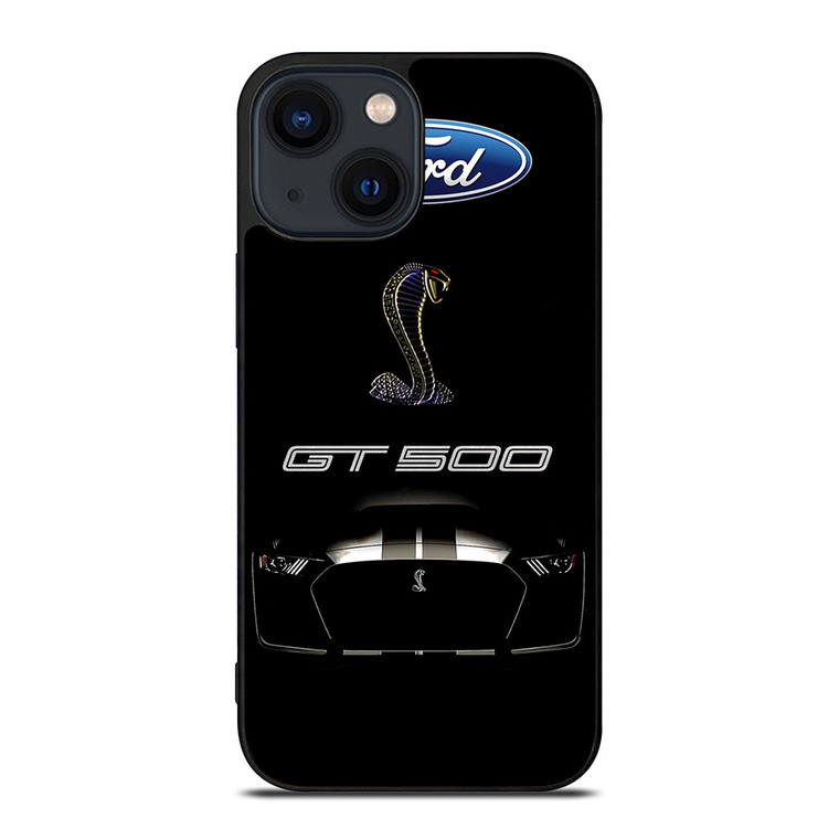 FORD MUSTANG GT BLACK iPhone 14 Plus Case Cover