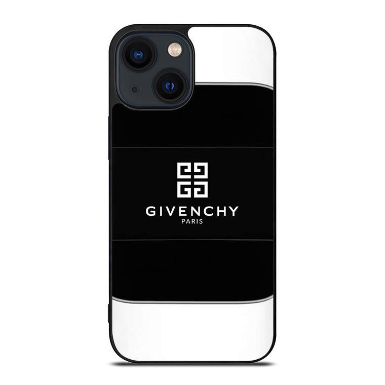GIVENCHY PARIS BLACK LOGO iPhone 14 Plus Case Cover