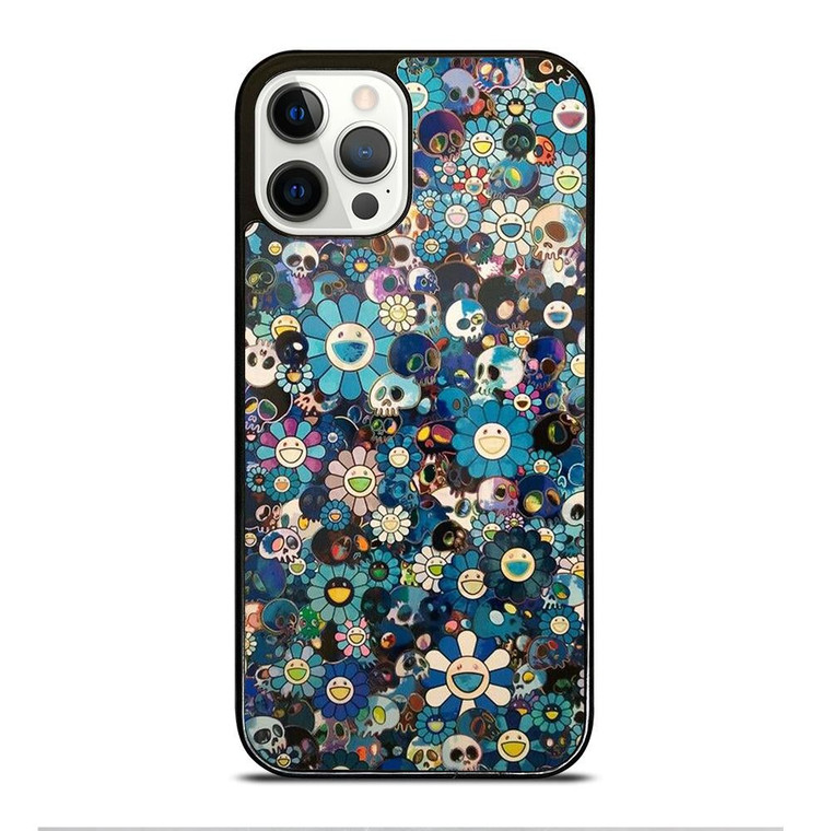 TAKASHI MURAKAMI FLOWERS SKULL iPhone 12 Pro Case Cover
