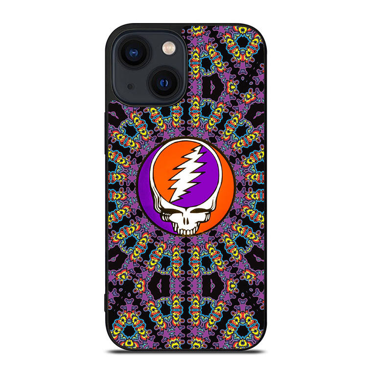 GRATEFUL DEAD PUPLE LOGO iPhone 14 Plus Case Cover
