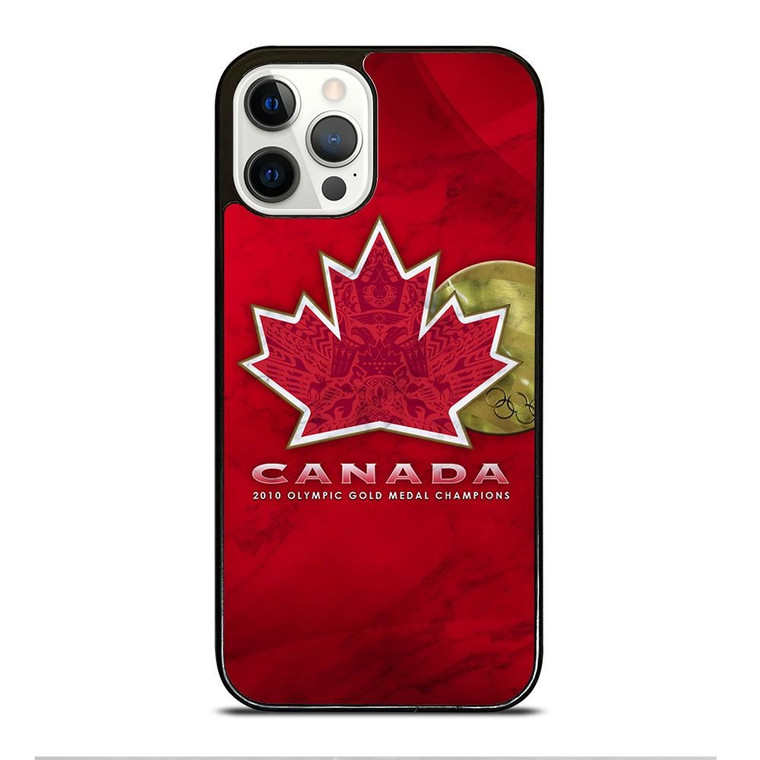 TEAM CANADA HOCKEY LOGO MARBLE iPhone 12 Pro Case Cover