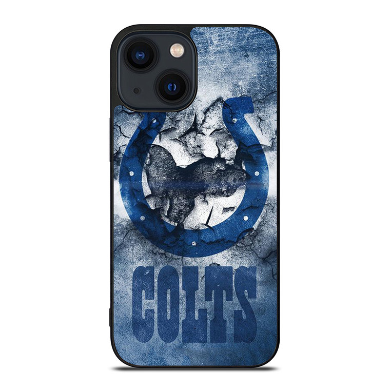 INDIANAPOLIS COLTS ICON iPhone 14 Plus Case Cover INDIANAPOLIS COLTS ICON iPhone 14 Plus Case Cover