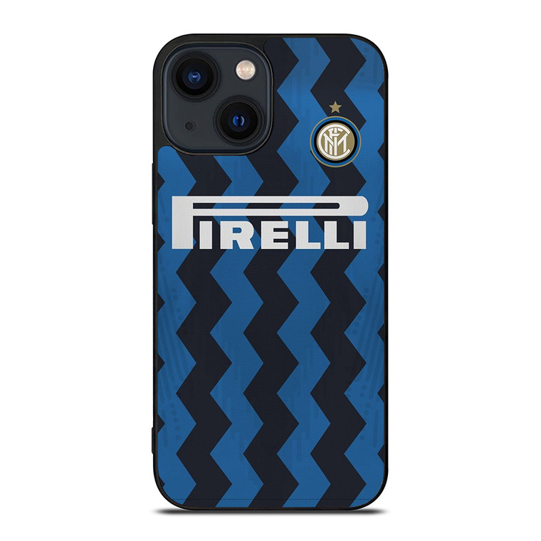 INTER MILAN 2020 HOME JERSEY iPhone 14 Plus Case Cover INTER MILAN 2020 HOME JERSEY iPhone 14 Plus Case Cover