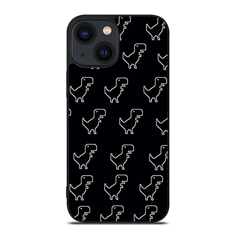 INTERNET ERROR DINOSAUR PATTERN iPhone 14 Plus Case Cover