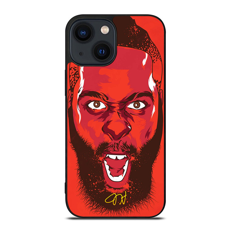 JAMES HARDEN HOUSTON ROCKET FACE iPhone 14 Plus Case Cover JAMES HARDEN HOUSTON ROCKET FACE iPhone 14 Plus Case Cover