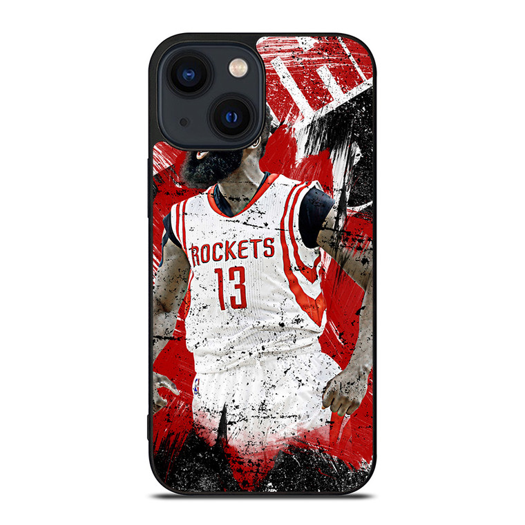 JAMES HARDEN ROCKETS ART iPhone 14 Plus Case Cover JAMES HARDEN ROCKETS ART iPhone 14 Plus Case Cover