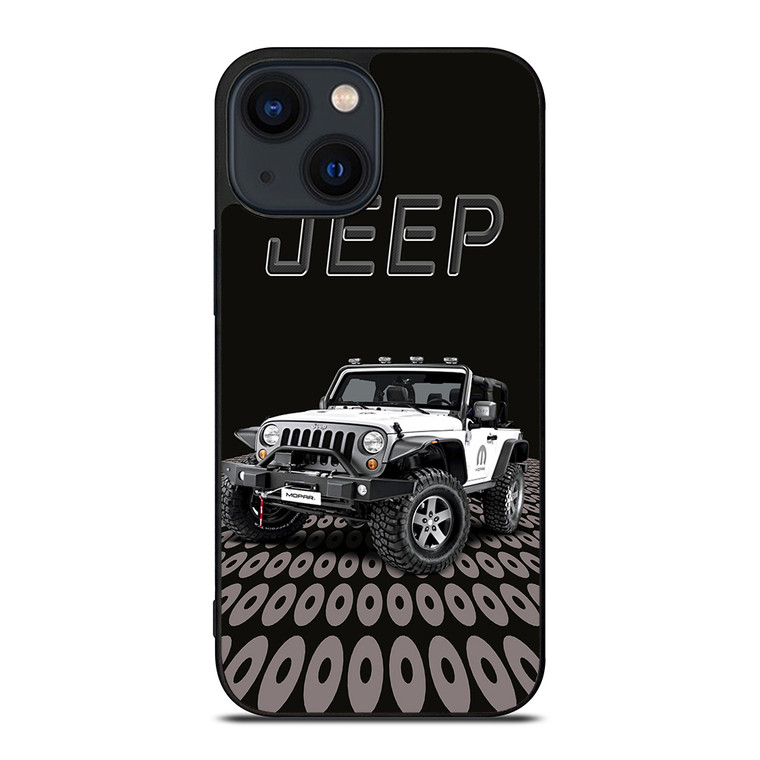 JEEP WHITE CAR iPhone 14 Plus Case Cover JEEP WHITE CAR iPhone 14 Plus Case Cover