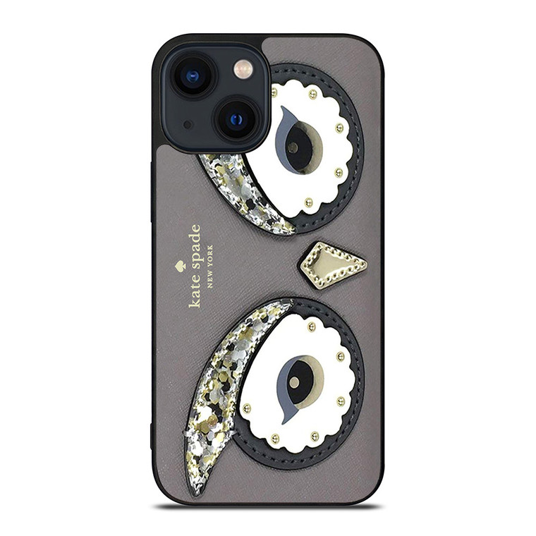 KATE SPADE OWL APPLIQUE iPhone 14 Plus Case Cover KATE SPADE OWL APPLIQUE iPhone 14 Plus Case Cover