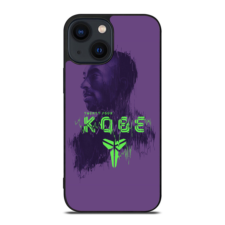 KOBE BRYANT TWENTY FOUR BLACK MAMBA iPhone 14 Plus Case Cover