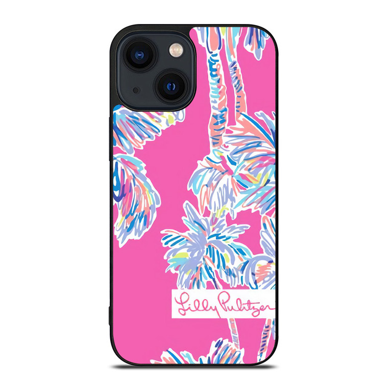 LILLY PULITZER PALM TREES iPhone 14 Plus Case Cover