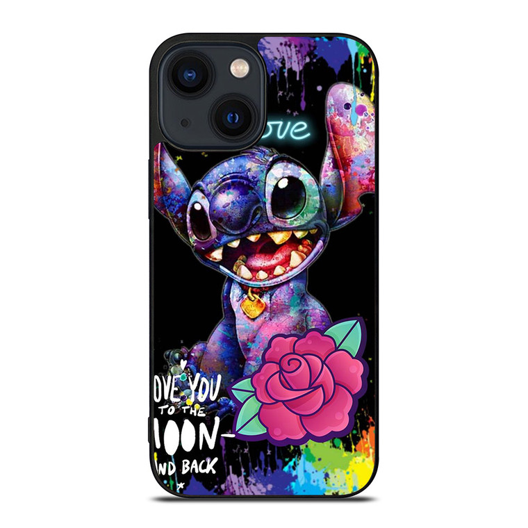 LILO AND STITCH ART iPhone 14 Plus Case Cover
