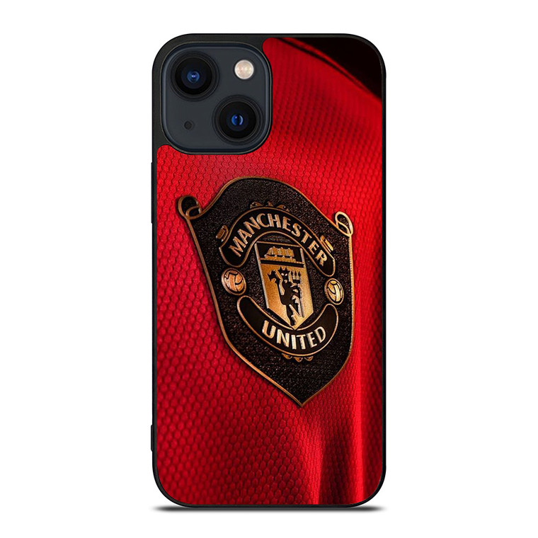MANCHESTER UNITED NEW LOGO JERSEY iPhone 14 Plus Case Cover MANCHESTER UNITED NEW LOGO JERSEY iPhone 14 Plus Case Cover