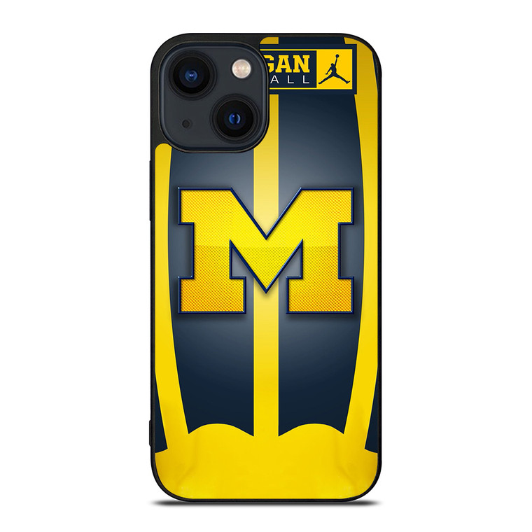 MICHIGAN WOLVERINES LOGO iPhone 14 Plus Case Cover