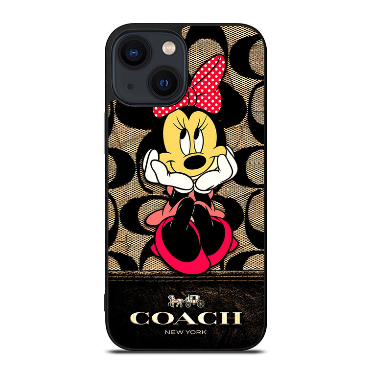 MINNIE MOUSE COACH iPhone 14 Plus Case Cover