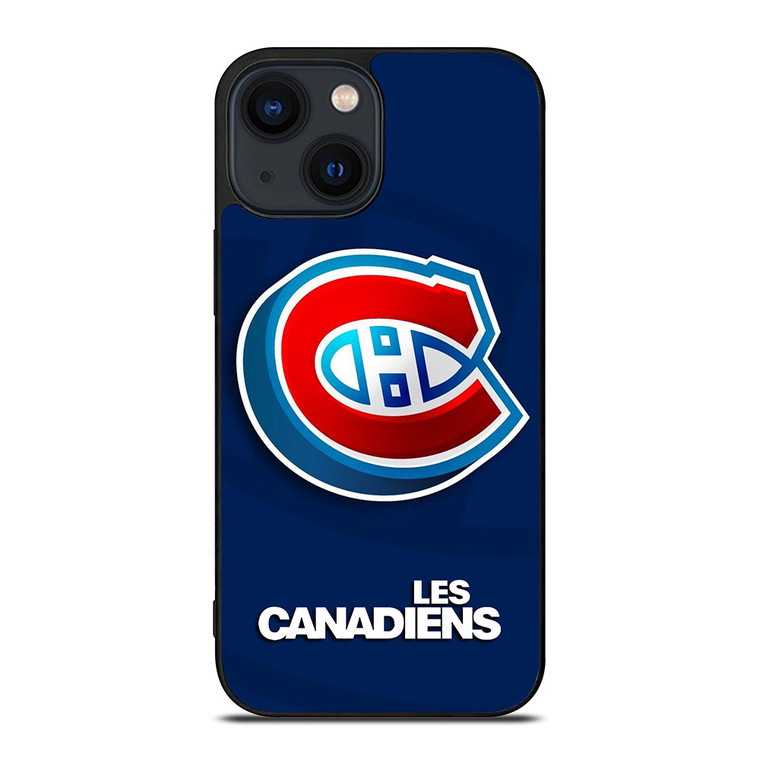 MONTREAL LES CANADIENS NHL 3D LOGO iPhone 14 Plus Case Cover