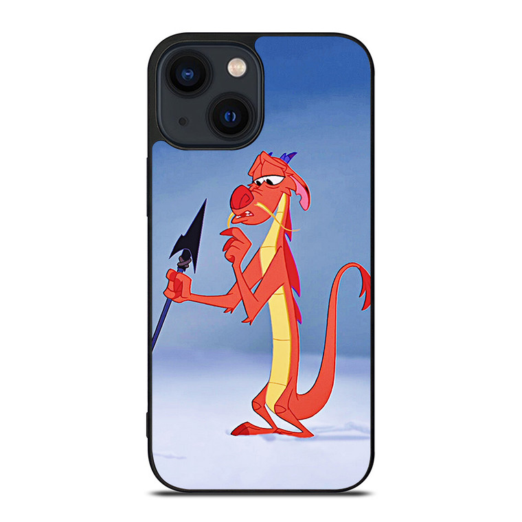 MUSHU DRAGON MULAN DISNEY CARTOON iPhone 14 Plus Case Cover