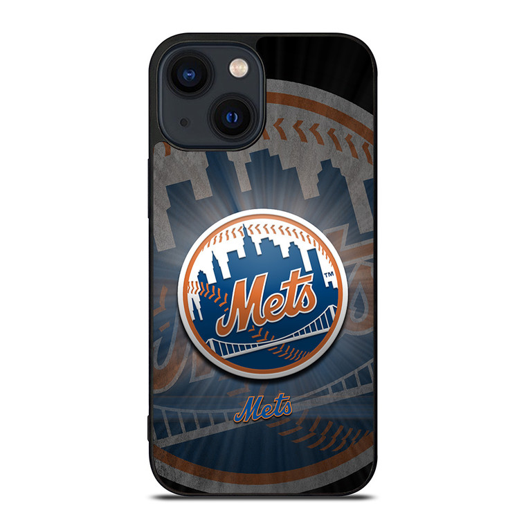 NEW YORK METS MLB LOGO iPhone 14 Plus Case Cover