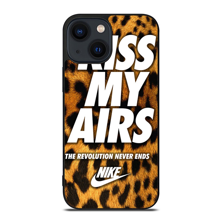 NIKE KISS MY AIRS LEOPARD iPhone 14 Plus Case Cover