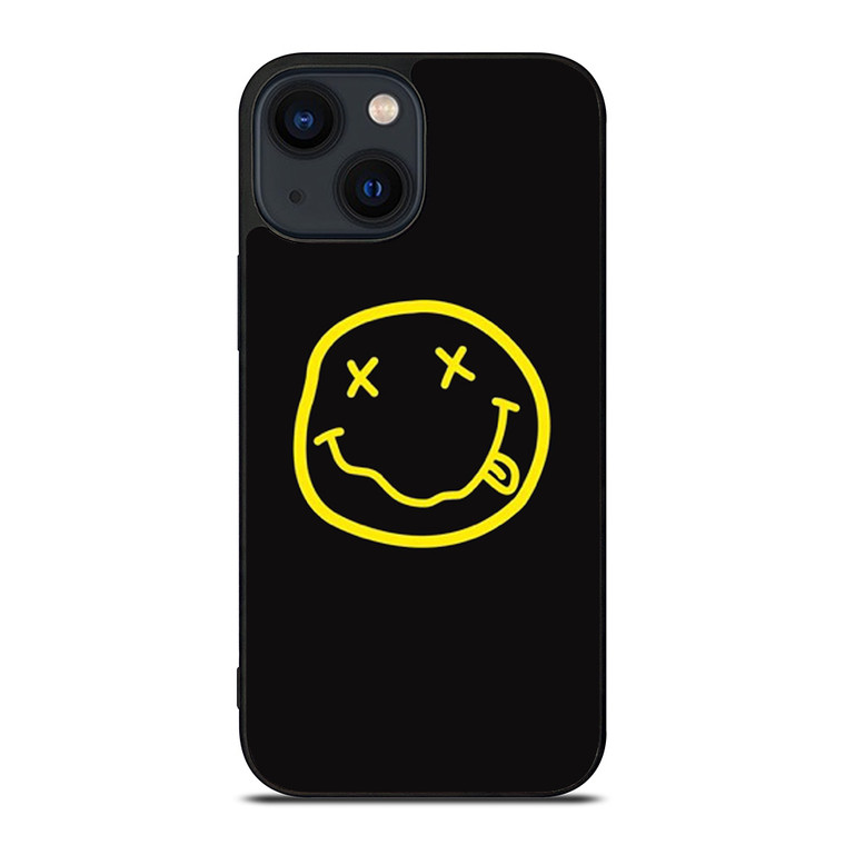 NIRVANA SMILEY FACE iPhone 14 Plus Case Cover