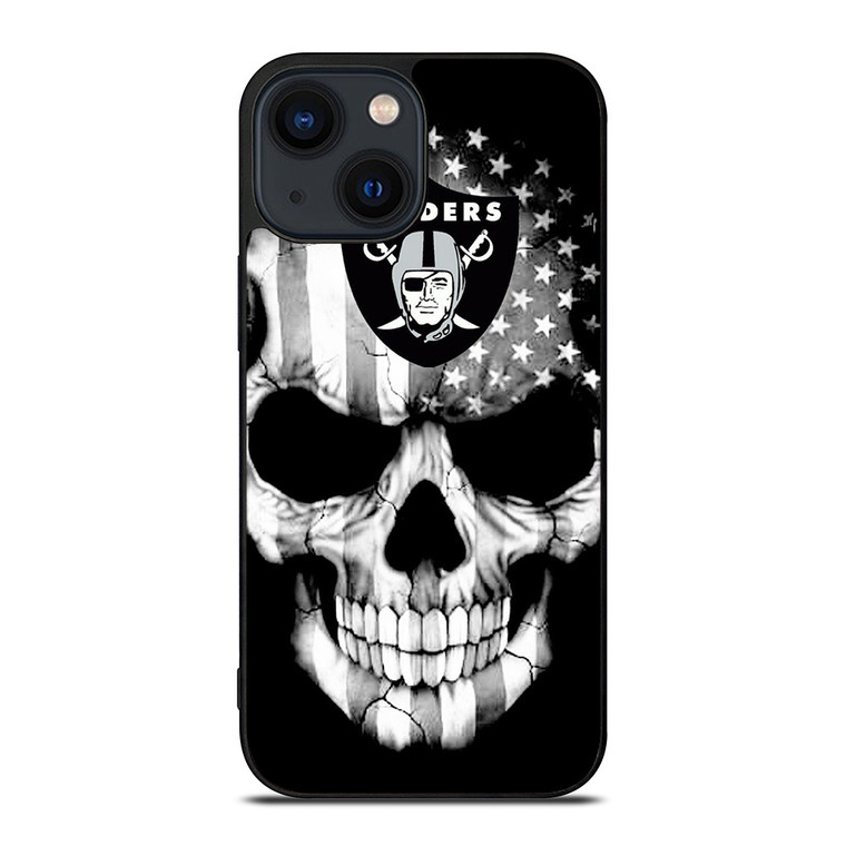 OAKLAND RAIDERS SKULL iPhone 14 Plus Case Cover