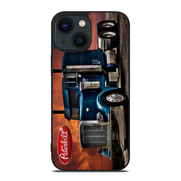 PETERBILT TRUCK BLUE iPhone 14 Plus Case Cover