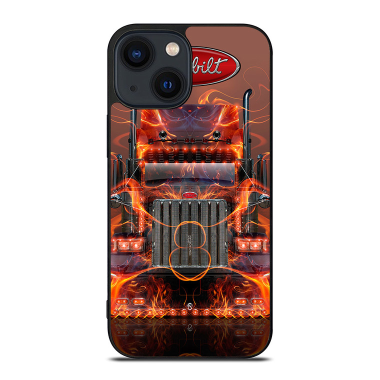 PETERBILT TRUCK FIRE LOGO iPhone 14 Plus Case Cover