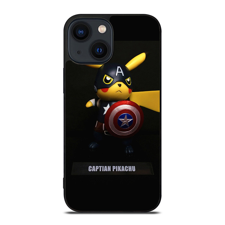 POKEMON CAPTAIN PIKACHU iPhone 14 Plus Case Cover