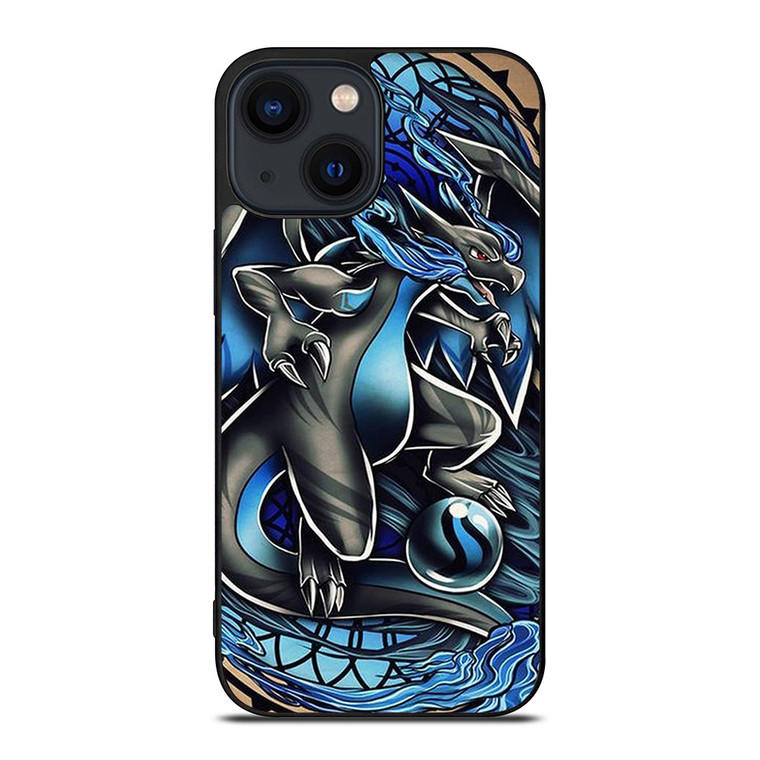 POKEMON MEGA CHARIZARD ART iPhone 14 Plus Case Cover
