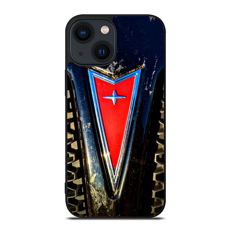 PONTIAC CAR METAL EMBLEM iPhone 14 Plus Case Cover