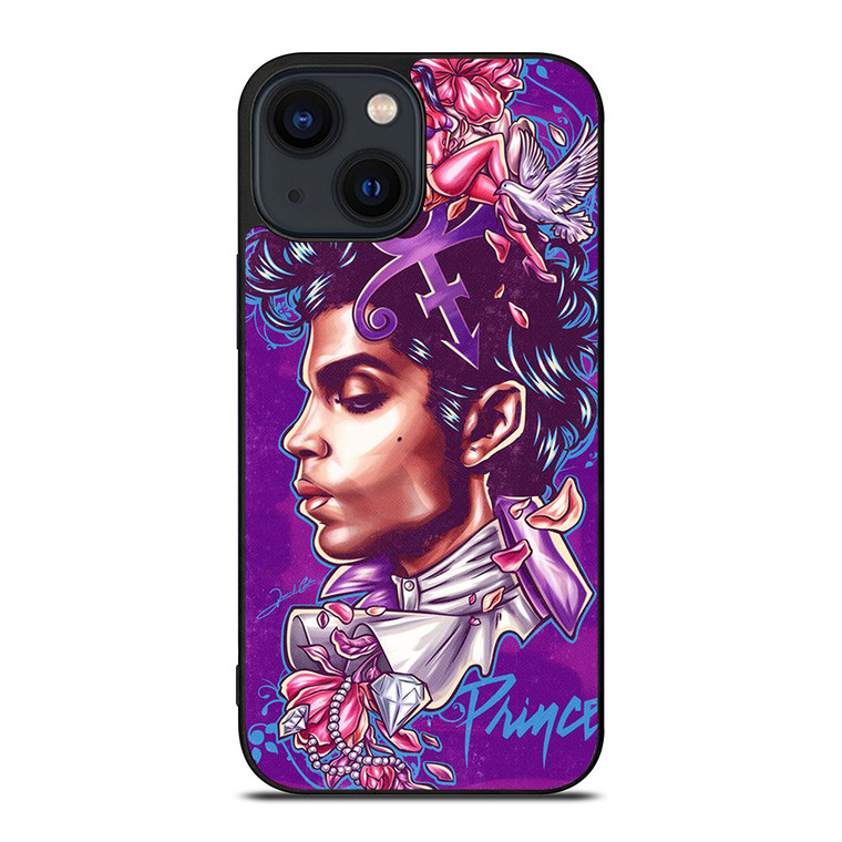 PRINCE PURPLE RAIN ART iPhone 14 Plus Case Cover
